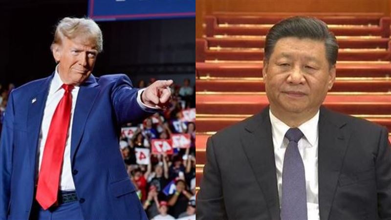  美國總統川普(左)和中國國家主席習近平。 圖：翻攝川普臉書、新華網 