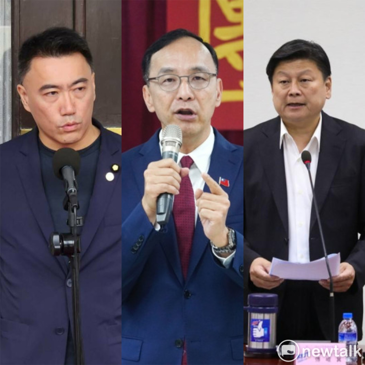 陳揮文點名朱立倫、林沛祥、傅崐萁都變成「國民黨的負面名詞」。   圖：新頭殼合成照
