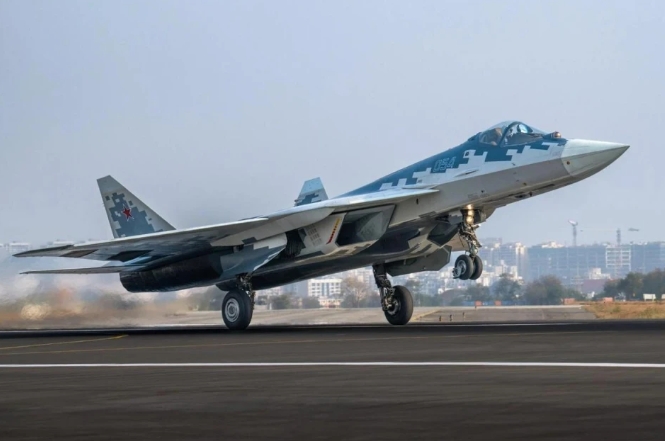  俄軍Su-57隱形戰機。 圖 : 翻攝自第一軍情 