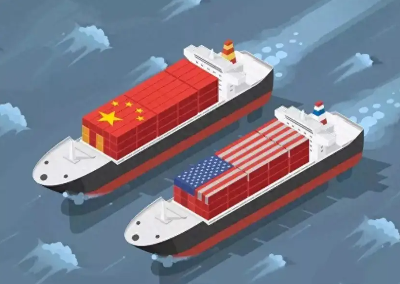 丹麥航運巨頭馬士基（Maersk）表示，四月底中美航運量曾大減 30%～40%，但隨新協議實施帶來需求飆升，公司正增派船隻因應。 圖：翻攝自百度