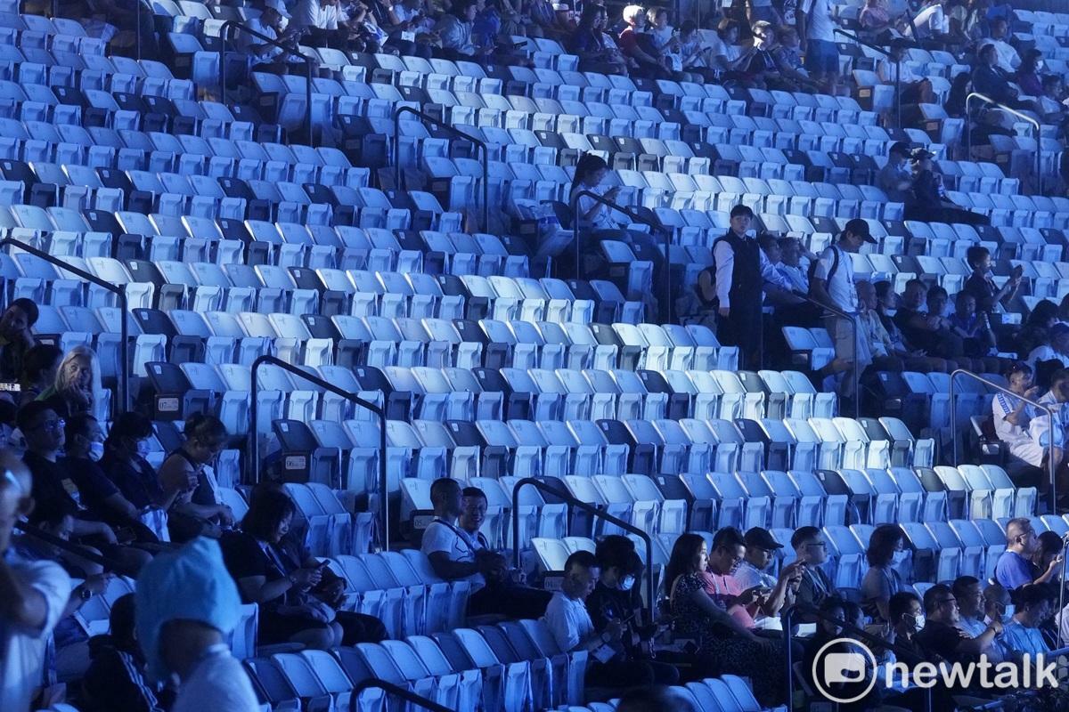 2025世壯運開幕典禮，現場仍有許多空位。   圖：張良一 / 攝