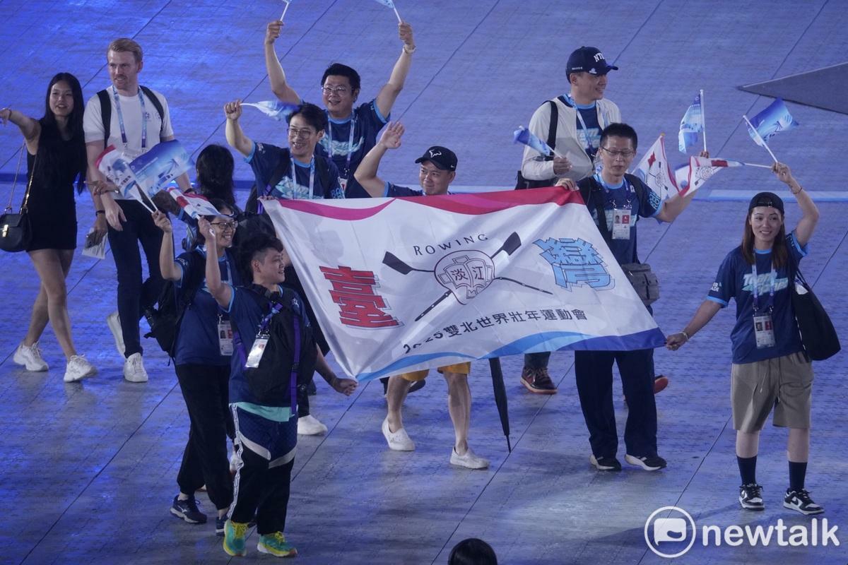 2025世壯運開幕式選手進場。 圖:張良一 / 攝