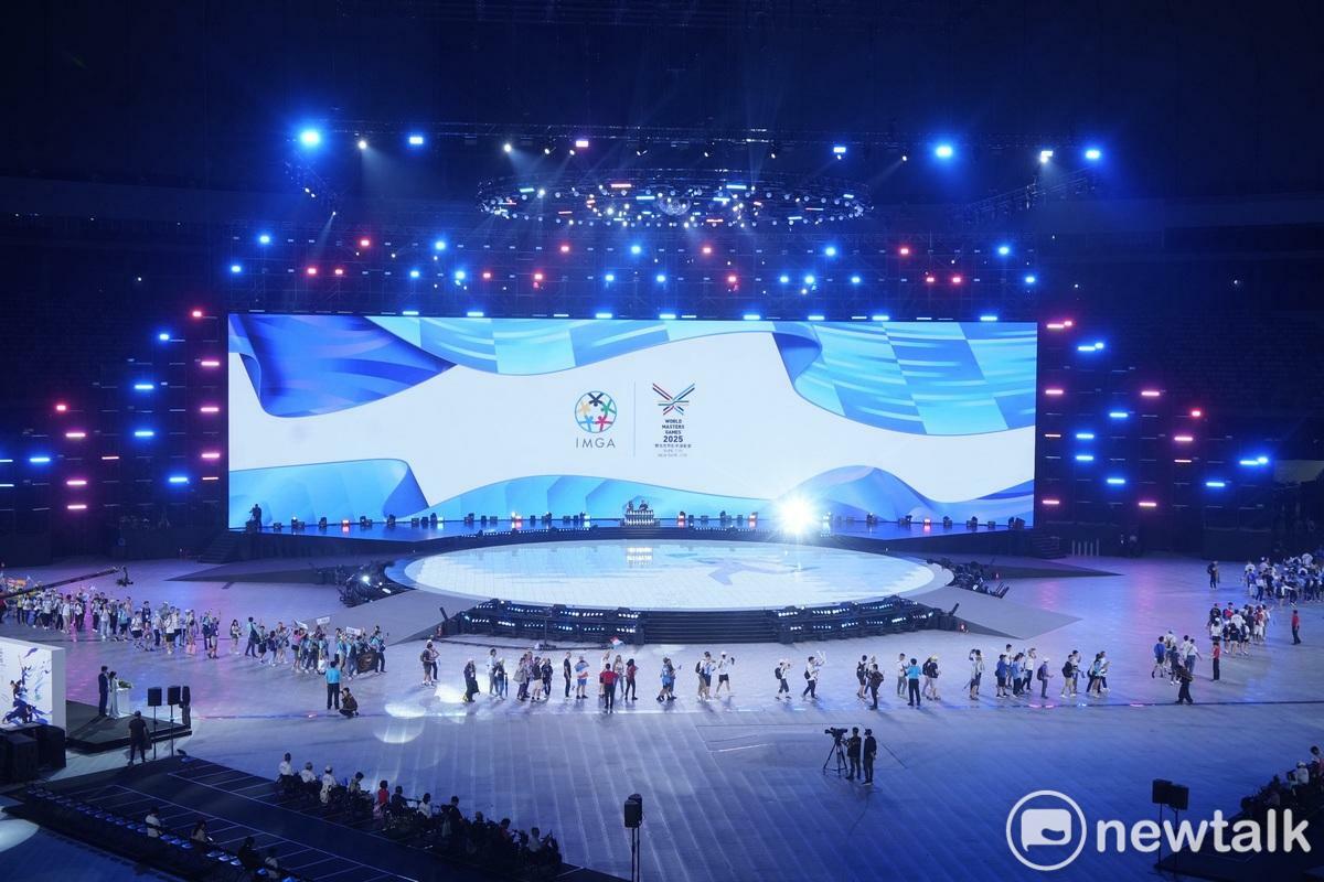 2025世壯運開幕式選手進場。 圖:張良一 / 攝