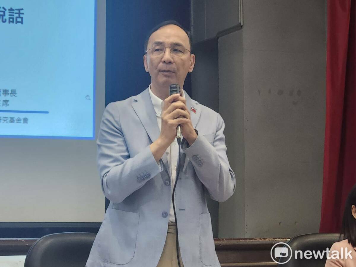  國民黨主席朱立倫。 圖：黃建豪/攝（資料照） 
