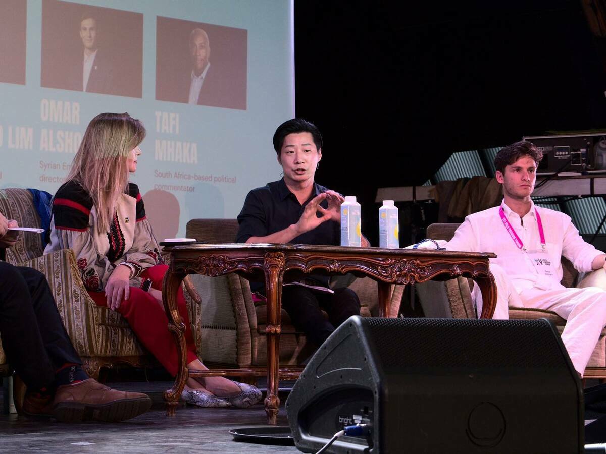 林昶佐正式出任駐芬蘭大使，並喊「後會有期，Kippis」。   圖：翻攝自林昶佐臉書