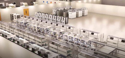 廣運與 MetAI 正運用 Omniverse 技術和 Mega NVIDIA Omniverse Blueprint,打造符合物理原則的數位孿生,用於模擬、測試及部署倉庫自動化解決方案。 圖: 廣達/提供