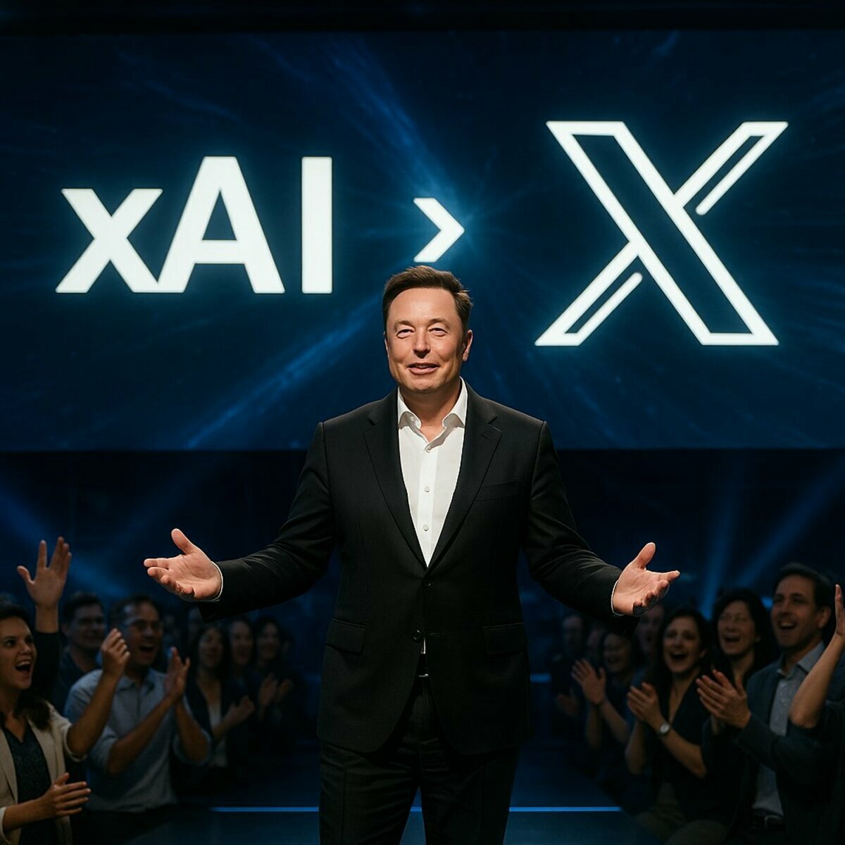 xAI 承諾將創造數百個就業機會，並投入資金於社區改善計畫，包括改善室內空氣品質與提供 AI 教育培訓。 圖:翻攝自X帳號@iamnot_elon