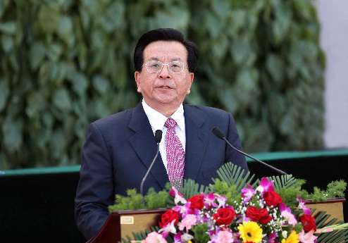 有傳聞稱郭聲琨與中共前常委曾慶紅有姻親關係，兩人皆為江西興國人。 圖:翻攝自百度
