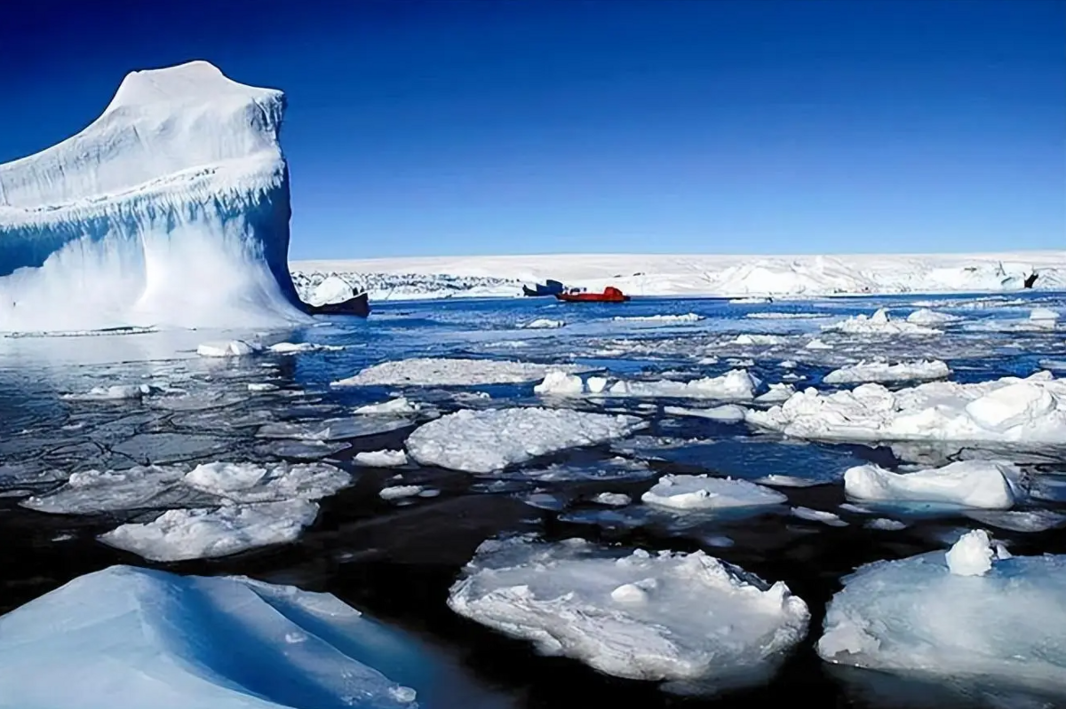 研究指出，即使氣溫僅維持目前已上升的 1.2°C 水準，也可能導致格陵蘭與南極冰蓋加速消退，進而引發無法逆轉的海平面上升。 圖:翻攝自百度 