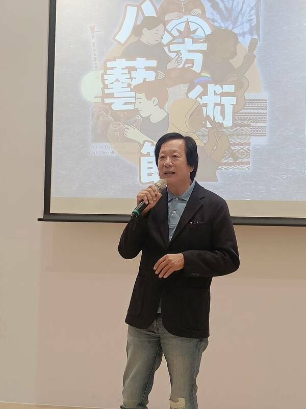 來自新加坡的藝術家黃意會。   圖：唐復年/攝