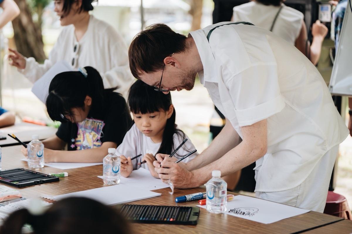 法國生活節藝術工作坊。   圖：高雄市行政暨國際處/提供