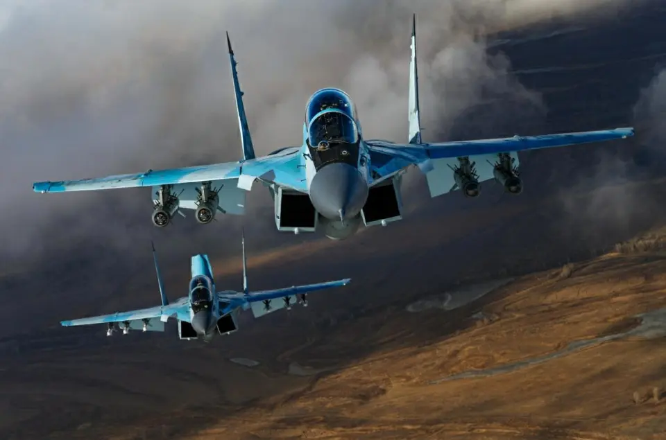  米格-35戰機 。 圖：翻攝自 騰訊新聞 