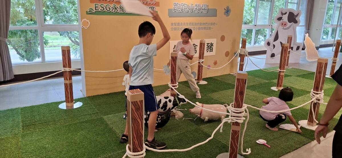 活動現場成為小朋友放電的好所在。   圖：孫家銘攝