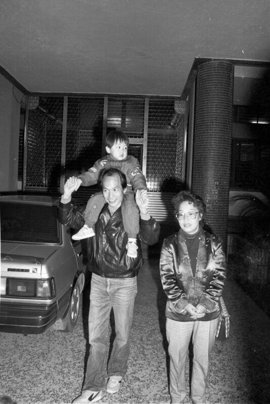  1988.2.8林正杰從龜山出獄。 圖：邱萬興提供 