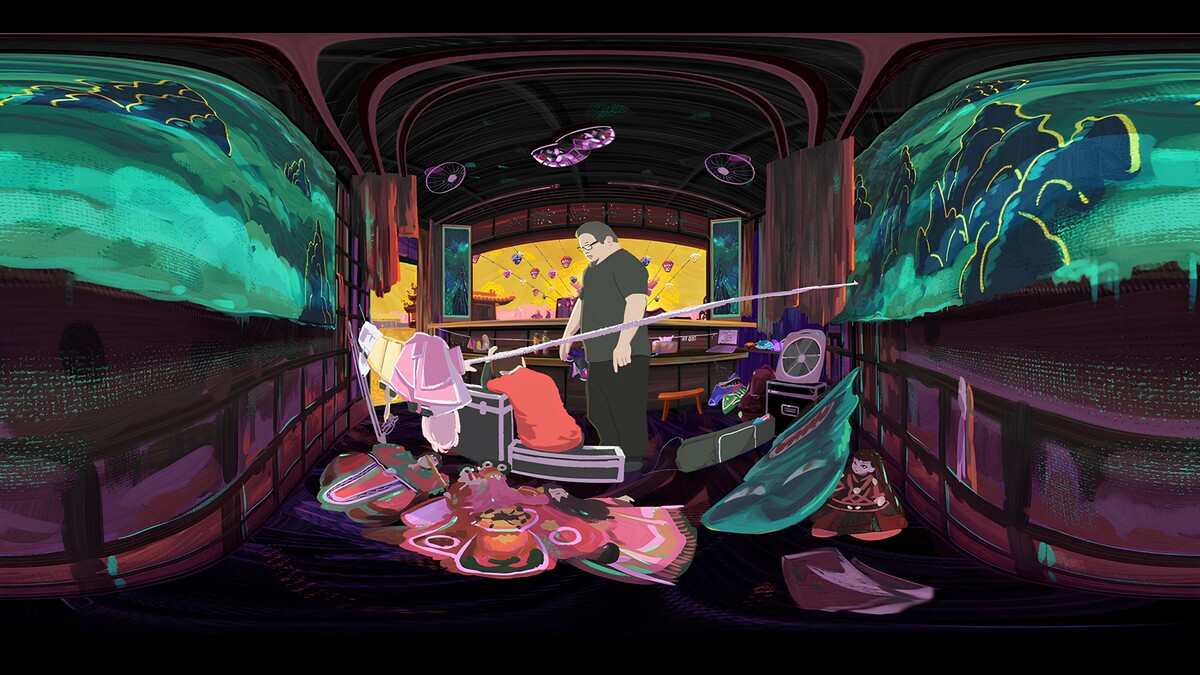 《八洞妖》入選 2025 年法國安錫國際動畫影展 「VR Works」競賽單元。   圖：文策院提供