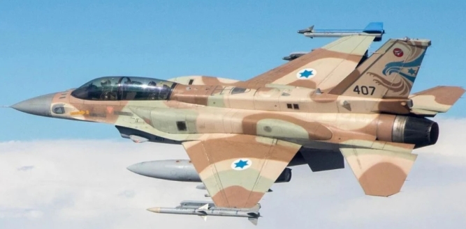  以軍F-16I戰機。 圖 : 翻攝自瑤音萬里 