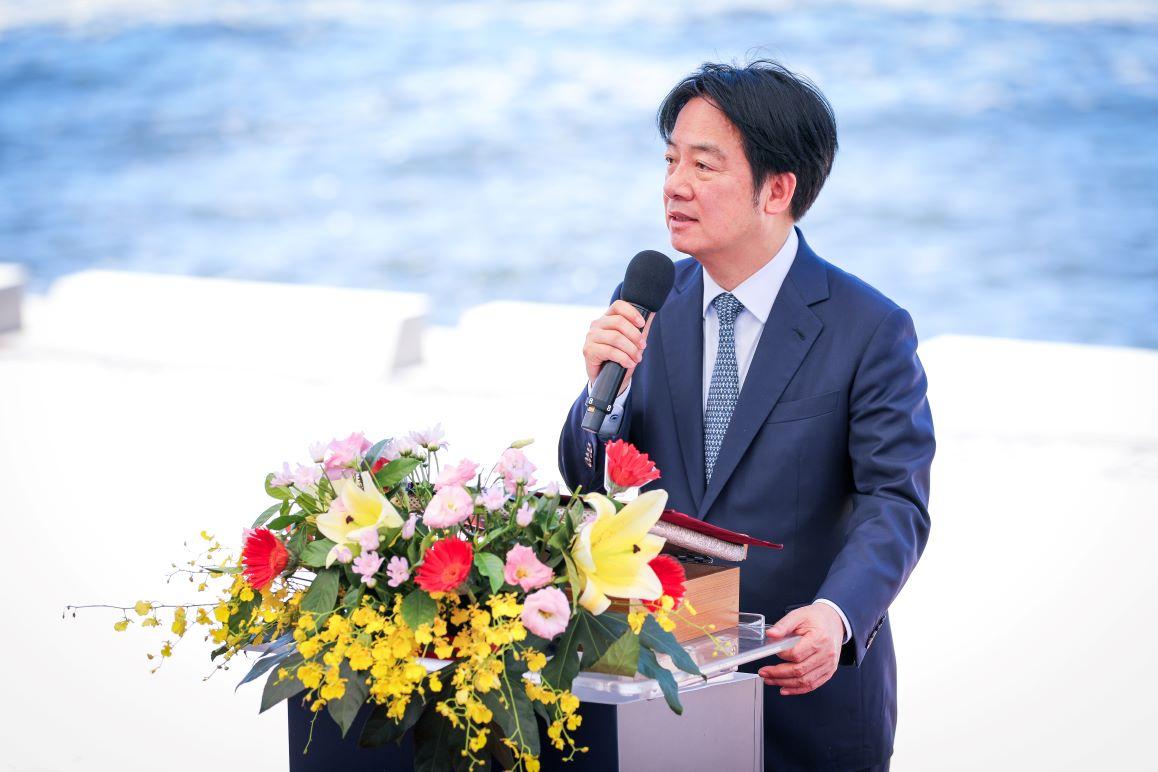 賴清德主持「海安12號」演習。   圖：海洋委員會/提供