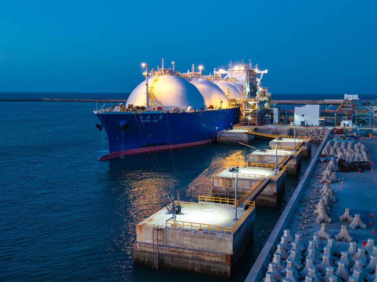 俗稱「三接」的桃園觀塘接收站，6月份測試運轉供氣進度超前，傳9月可能正式運營。 圖：台灣中油提供 