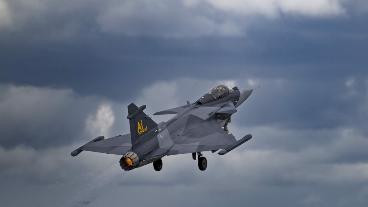 瑞典 SAAB 的「獅鷲 E」（Gripen-E）。 圖：翻攝Saab AB官網 