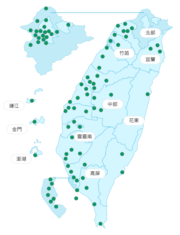 環境部公布各地空氣品質概況。   圖：環境部提供