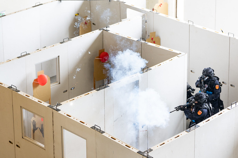  賴清德說，越精實的平時訓練，在關鍵時刻越能派上用場。 圖：總統府提供 