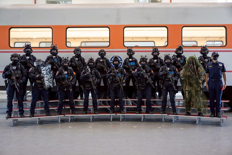  賴清德說，維安特勤隊是國內首屈一指的重要編組，訓練相當精實。 圖：總統府提供 