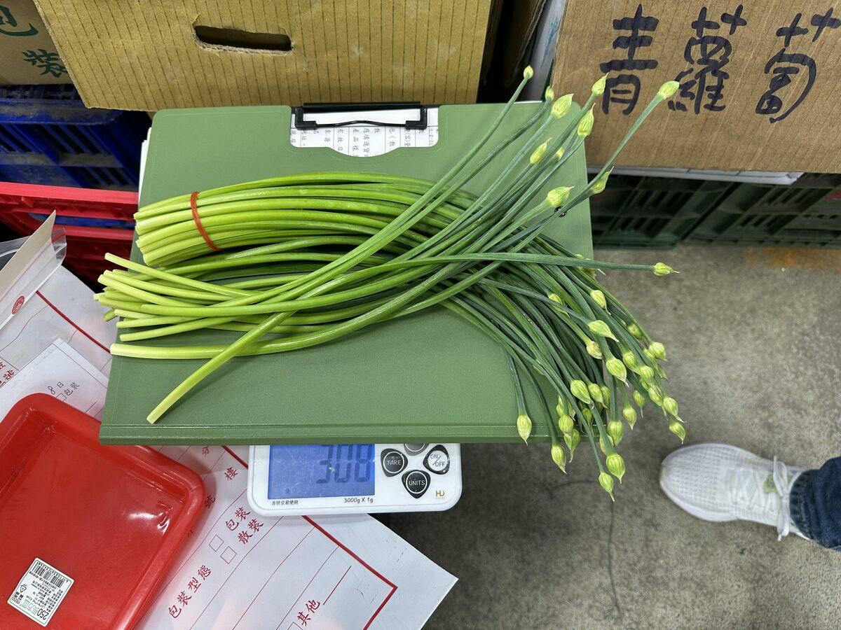 台北市府衛生局本次共抽查51件蔬果，其中韭菜花農藥殘留量超標。   圖：台北市政府／提供