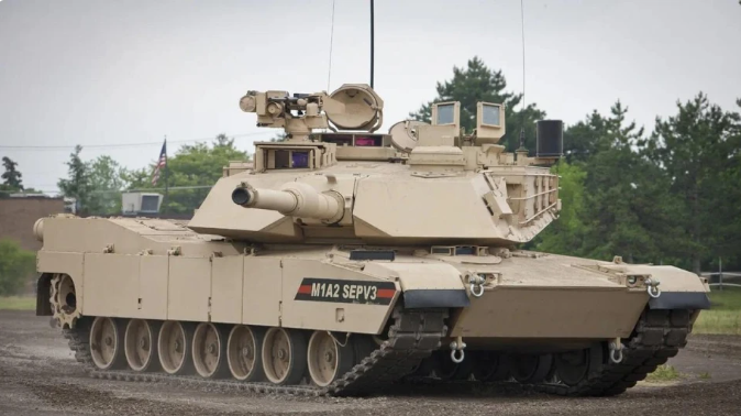  美軍 M1A1 艾布拉姆斯主戰坦克。 圖:翻攝自軍武次位面 