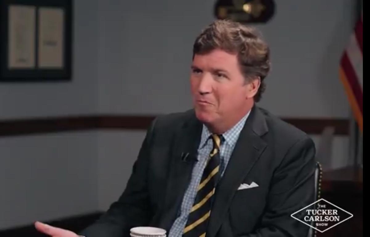  前《福斯新聞》主持人塔克·卡爾森（Tucker Carlson）。 圖：翻攝自 X@TuckerCarlson 