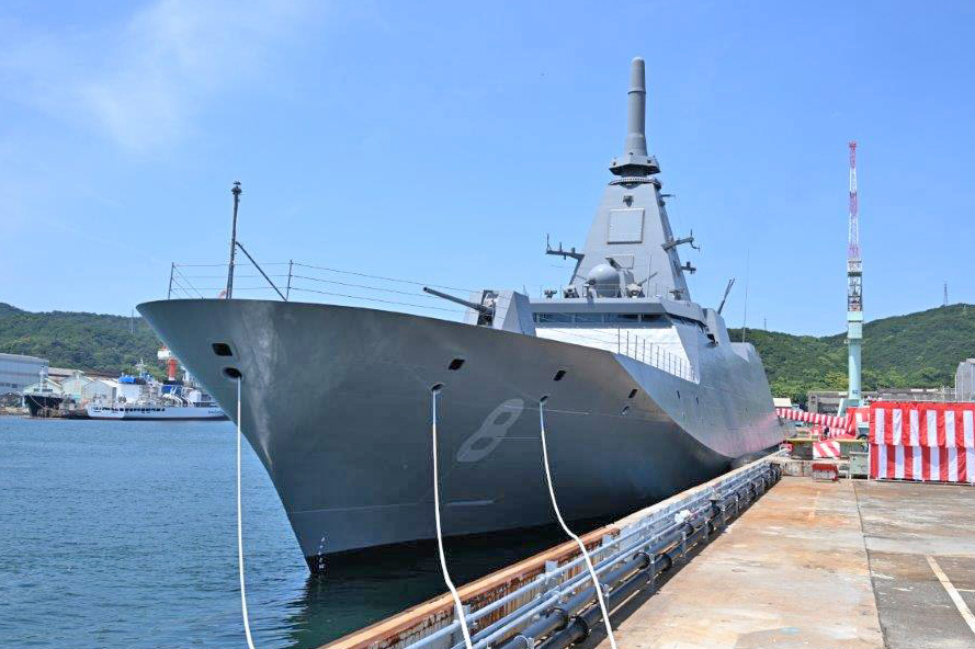 最上級護衛艦「湧別號」（JS ゆうべつ, FFM-8）。 圖：翻攝「X」@JMSDF_PAO 