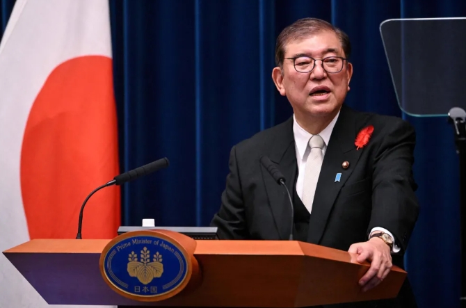  日本首相石破茂。 圖 : 翻攝自包明說 