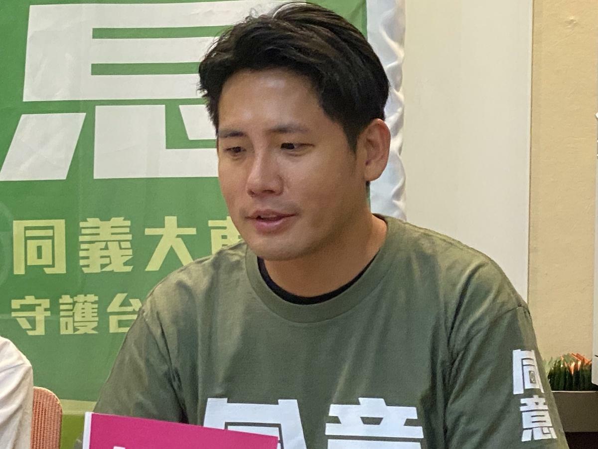 桃園市議員彭俊豪 圖:林朝億/攝