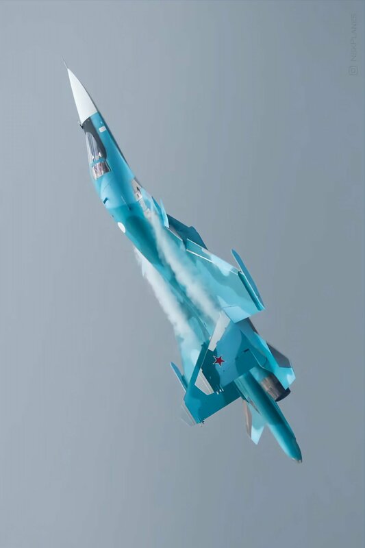  俄軍（Su-34）戰機。 圖：翻攝自 X 