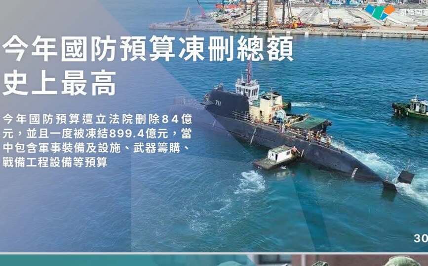 美前高官示警：國民黨對國防開支的態度  根本削弱華府對台支持 