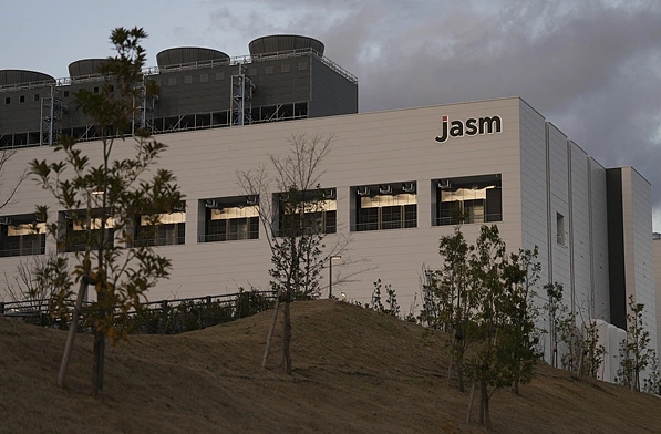  台積電在日本熊本縣設立的第一座工廠JASM。 圖 : 翻攝自視覺中國 