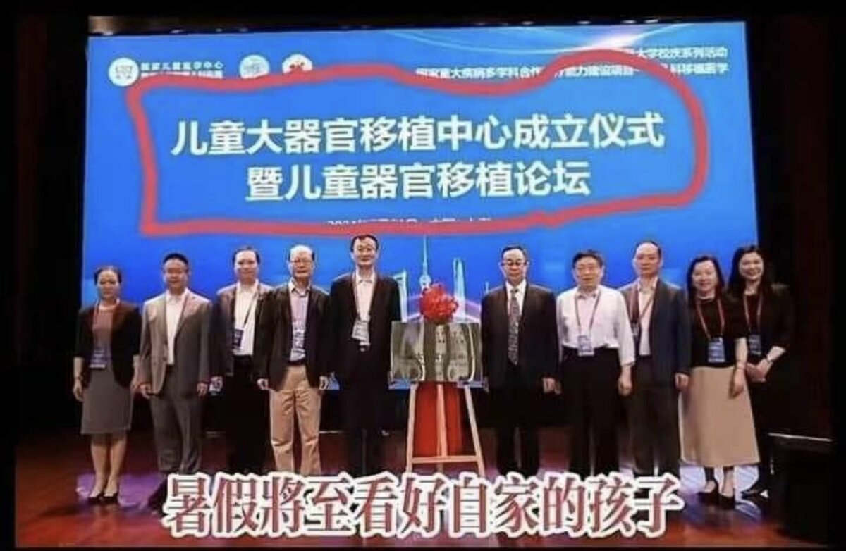 中國微信上開始出現部分人以「共產接班人」身份，譴責綁架與活摘器官行為，並指控背後主使可能與國家領導人習近平與彭麗媛相關。 圖:翻攝自X帳號@Israelwaronhama