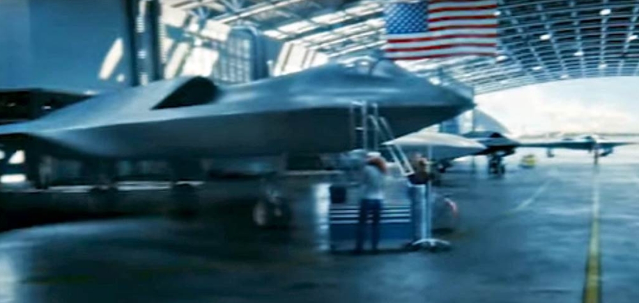  諾格公司宣傳影片出現的未來戰機。 圖 : 翻攝自Northrop Grumman 