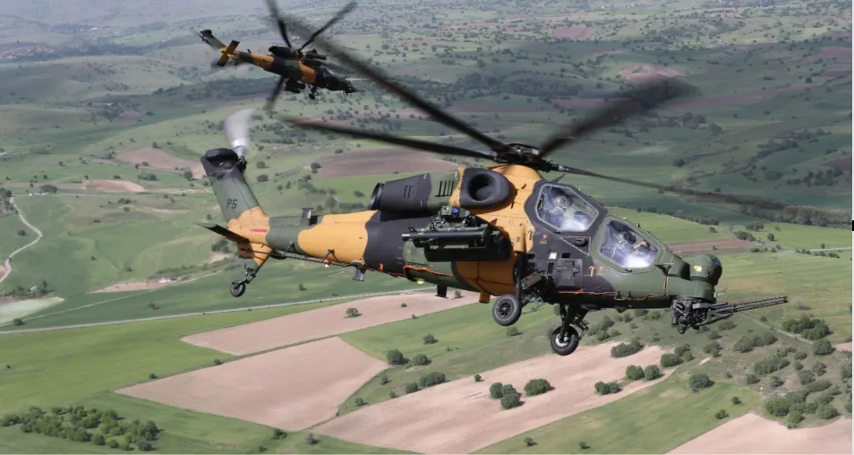  據消息，巴基斯坦原先選擇土耳其研製的 T129 ATAK 攻擊直升機。 圖：翻攝自 《騰訊新聞》/《國平視野》 