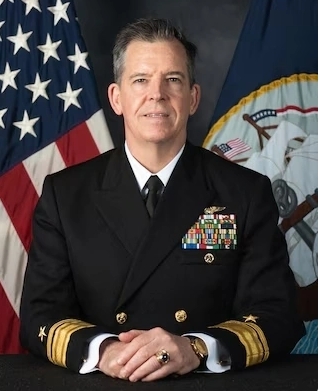  美國海軍少將麥克爾·唐納利。 圖 : 翻攝自 US Navy 