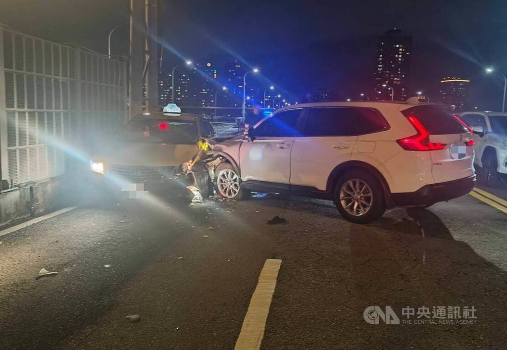 前SBL球員台北橋逆向撞計程車  酒駕遭警送辦