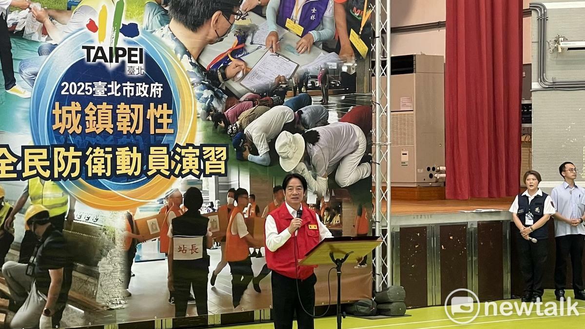  賴清德說，共同信念就是「反共」、「反併吞」、「護主權」、「維護民主」。 圖：高逸帆／攝 