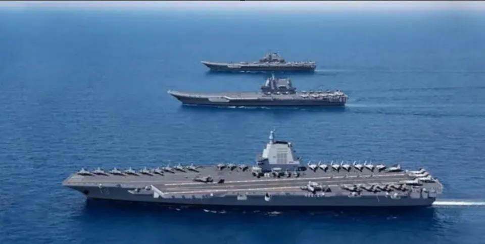  殲-35若產量能大幅提升，中國海軍航空母艦也能因此提升戰力。 圖：翻攝自 騰訊新聞/國平視野 