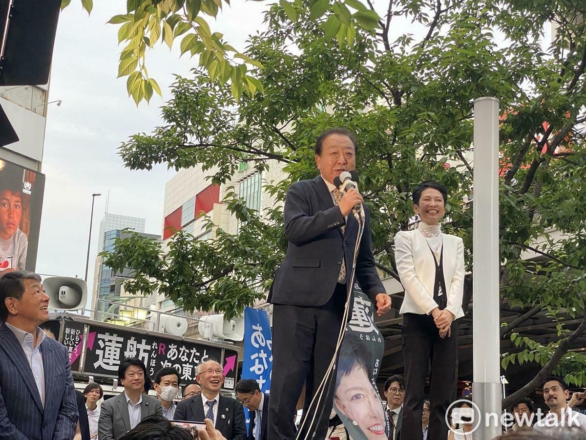  蓮舫跟立憲民主黨黨魁野田佳彥非常好，野田鼓勵她選知事及這次復出選參議員，因為有蓮舫，野田也接受台灣外交部邀請訪台見了賴清德。 圖：劉黎兒攝 