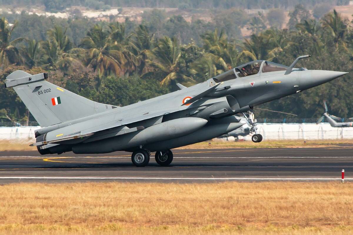  印度空軍使用法製「陣風」（Rafale）戰機。 圖：翻攝陸網/搜狐網 