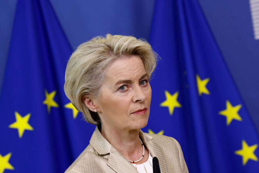  歐盟執委會主席馮德萊恩（Ursula von der Leyen）。 圖：翻攝自 X 