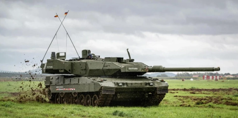 德製「豹2A8主戰坦克」。 圖：翻攝自零度Military 