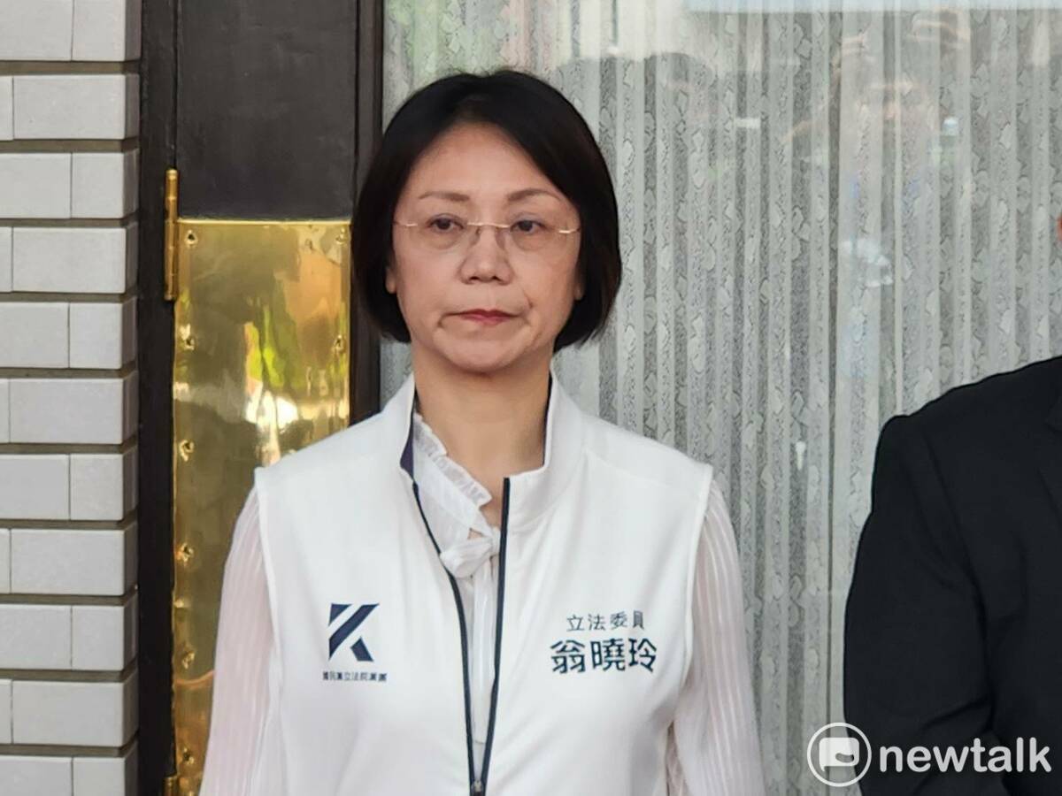  國民黨立委翁曉玲。 圖：黃建豪/攝 