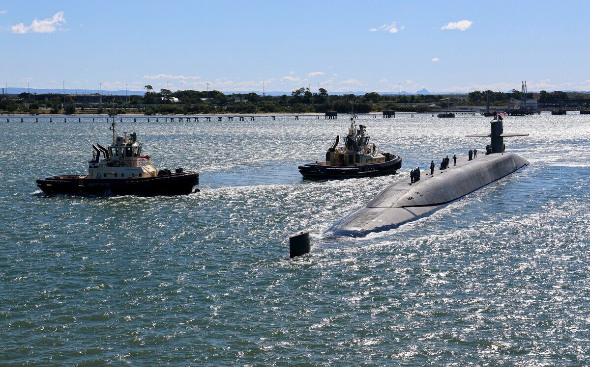 美國海軍俄亥俄級巡弋飛彈潛艦首訪澳洲布里斯本