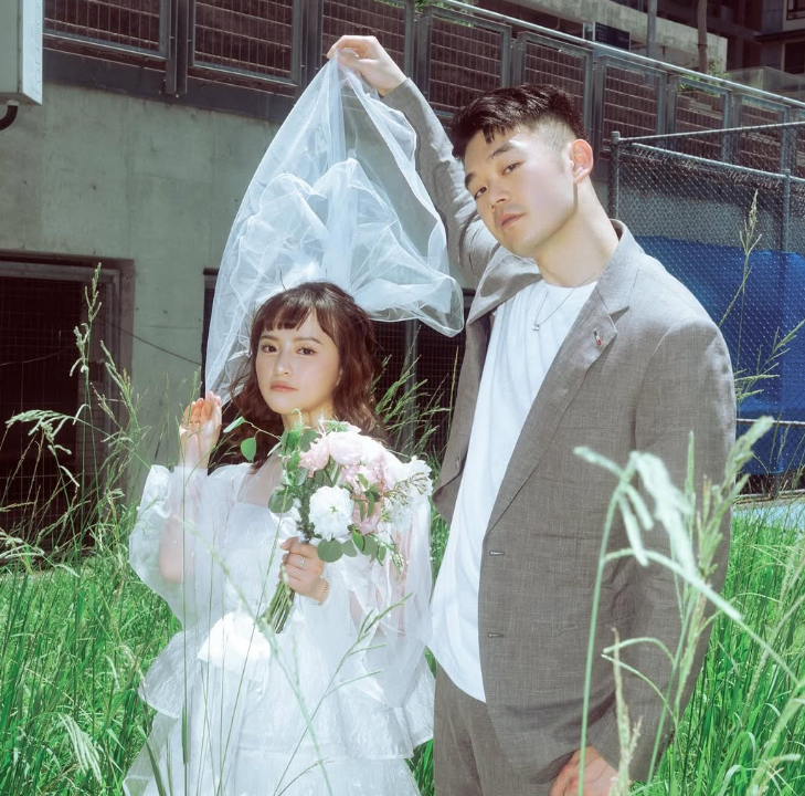 李洋過去的搭檔王齊麟與其妻子陳詩媛在今年 6 月登記結婚。 圖：翻攝自王齊麟IG 