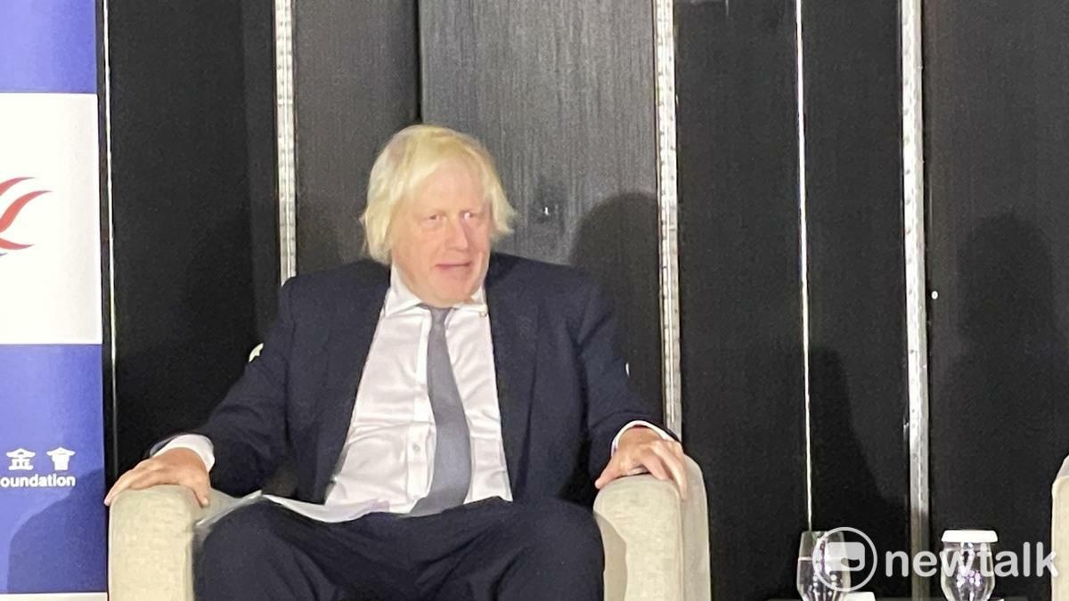 前英國首相強生。 圖：高逸帆／攝 